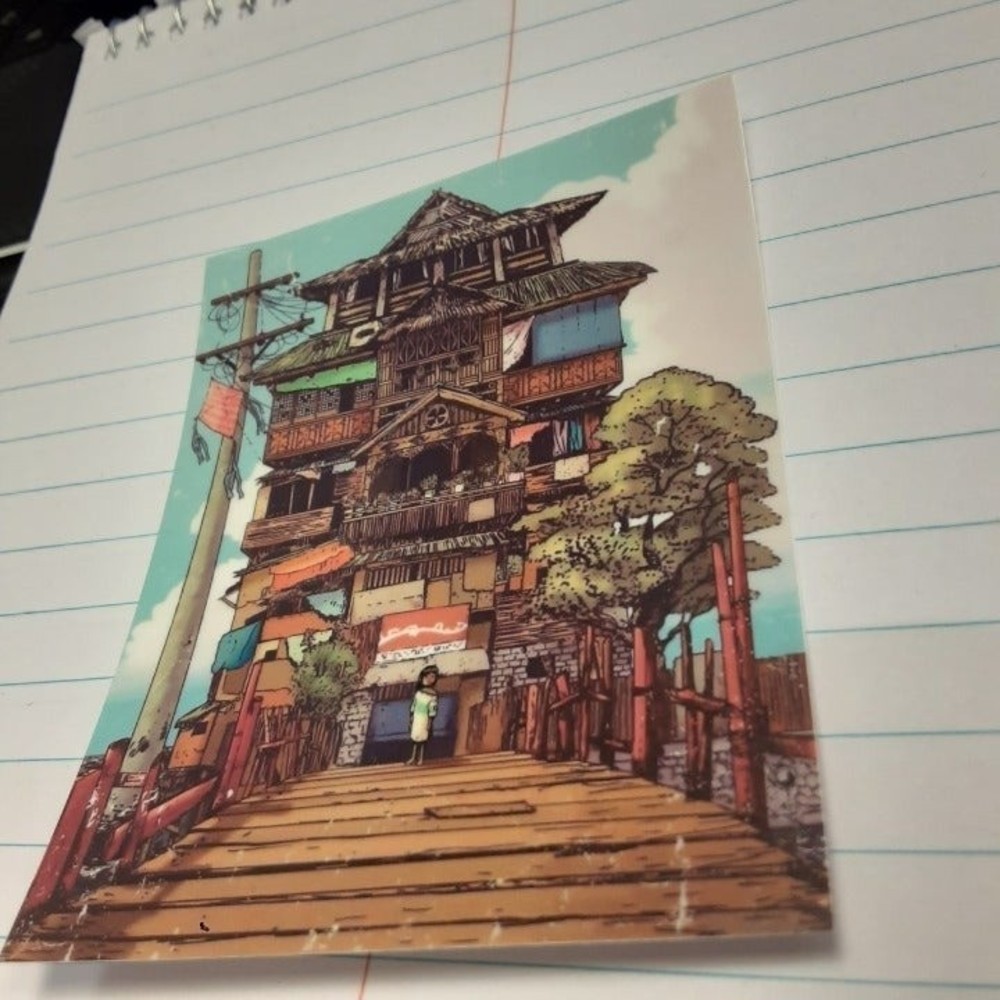 Studio Ghibli Sticker Spirited Away Bathhouse Anime Movie Miyazak